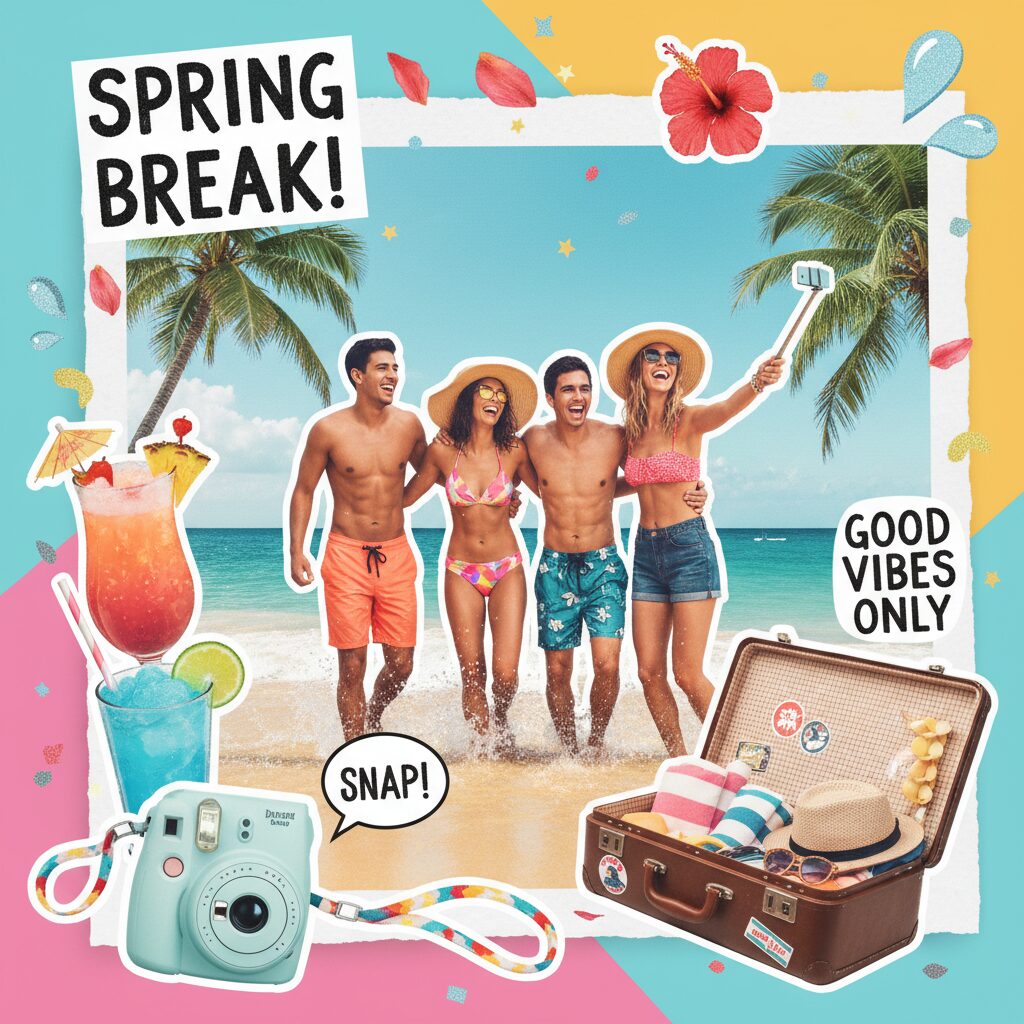 Spring Break Captions